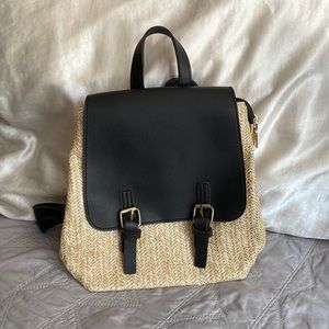 straw backpack